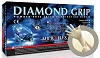 Diamond Grip Powder-Free Latex Medium Gloves, 100ct box